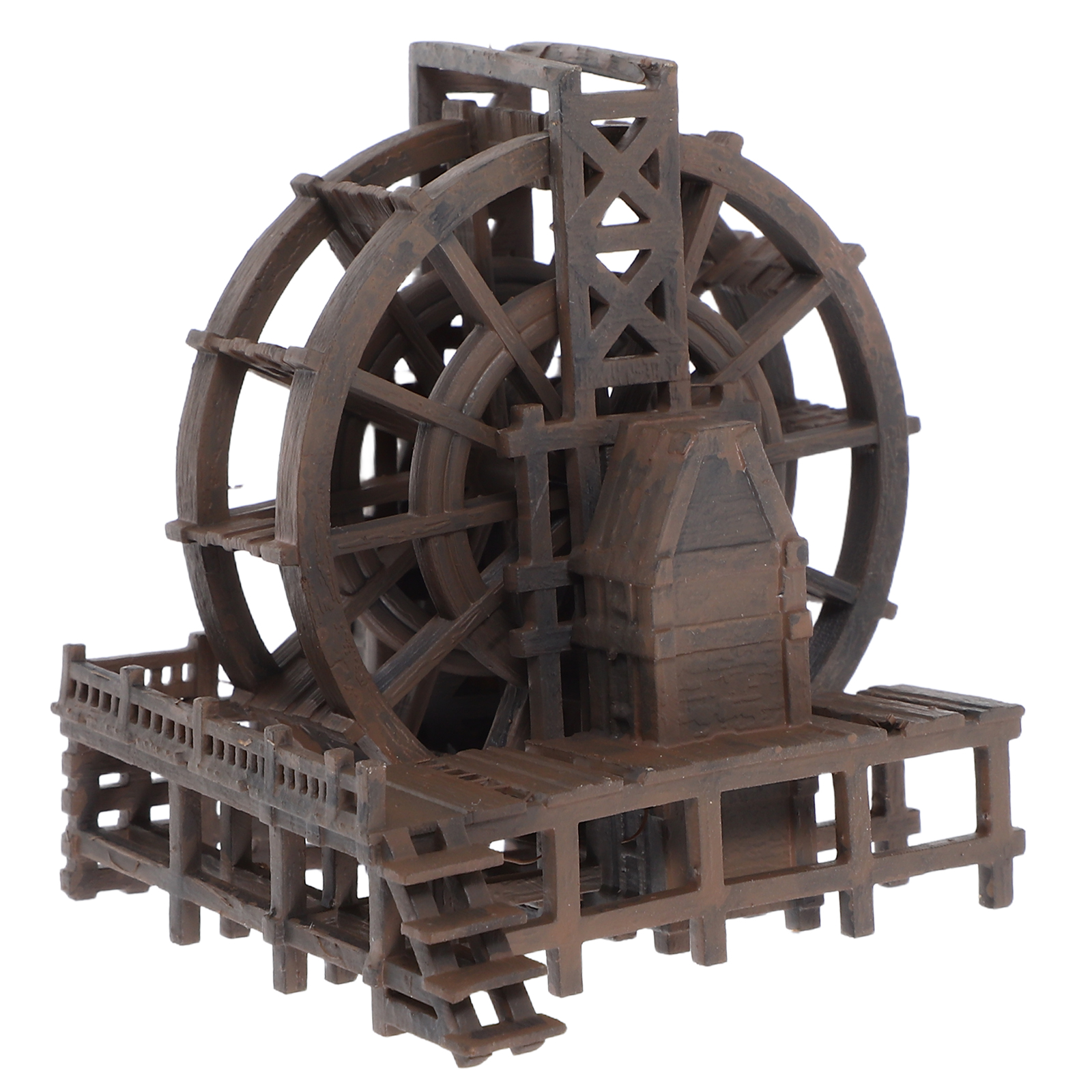 Marine Aquarium Water - Miniature Water Wheel Ornament Mini Zen