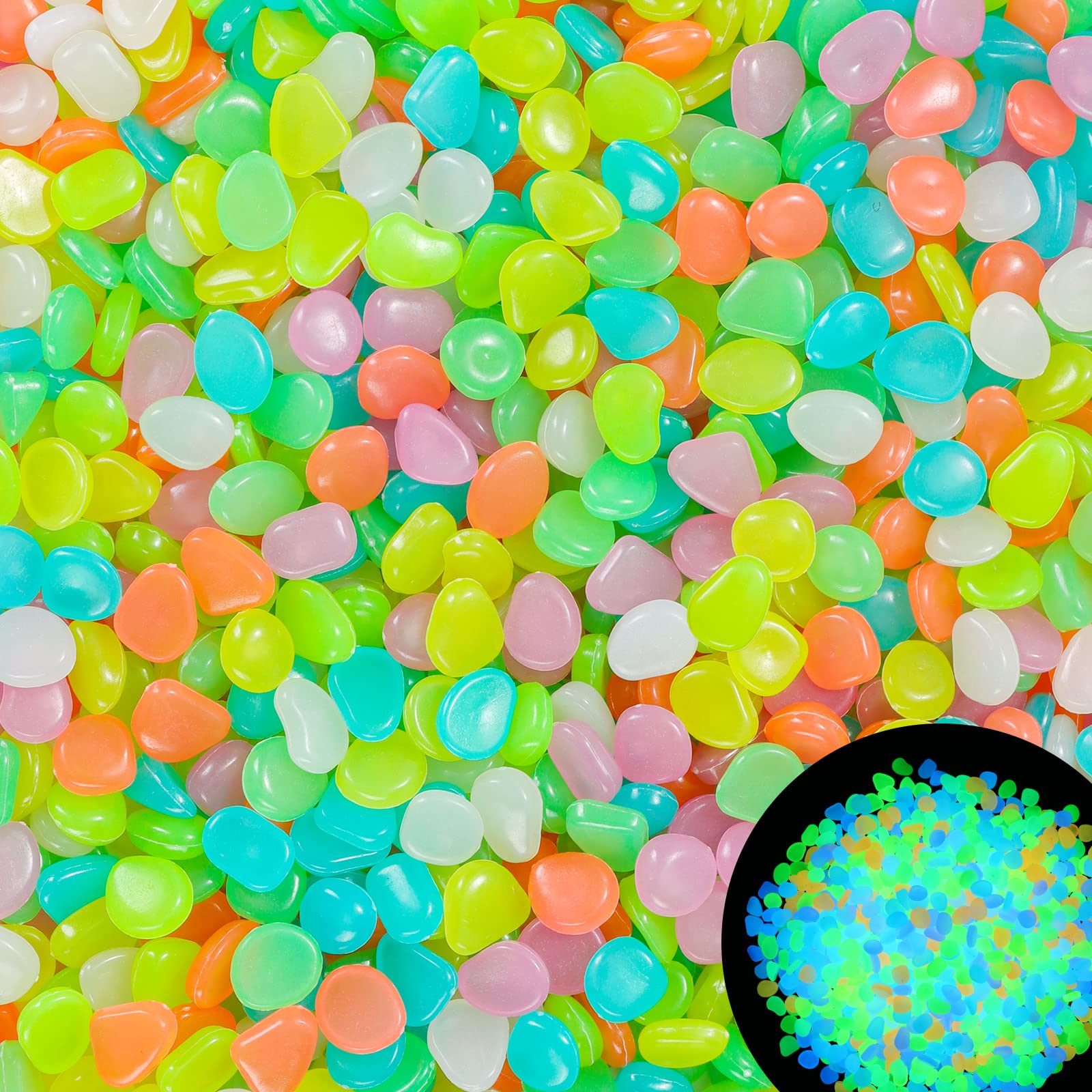 Aquarium Marine Stone - 100Pcs Glow in the Dark Garden