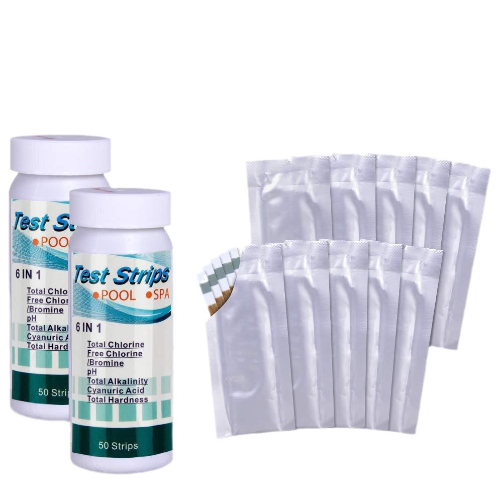 6 in 1 Pool Water Test Strips, - Marine Aquarium Water Testing reseña y precio