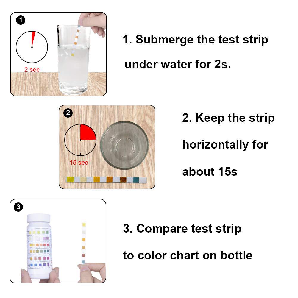 6 in 1 Pool Water Test Strips, - Marine Aquarium Water Testing reseña y precio