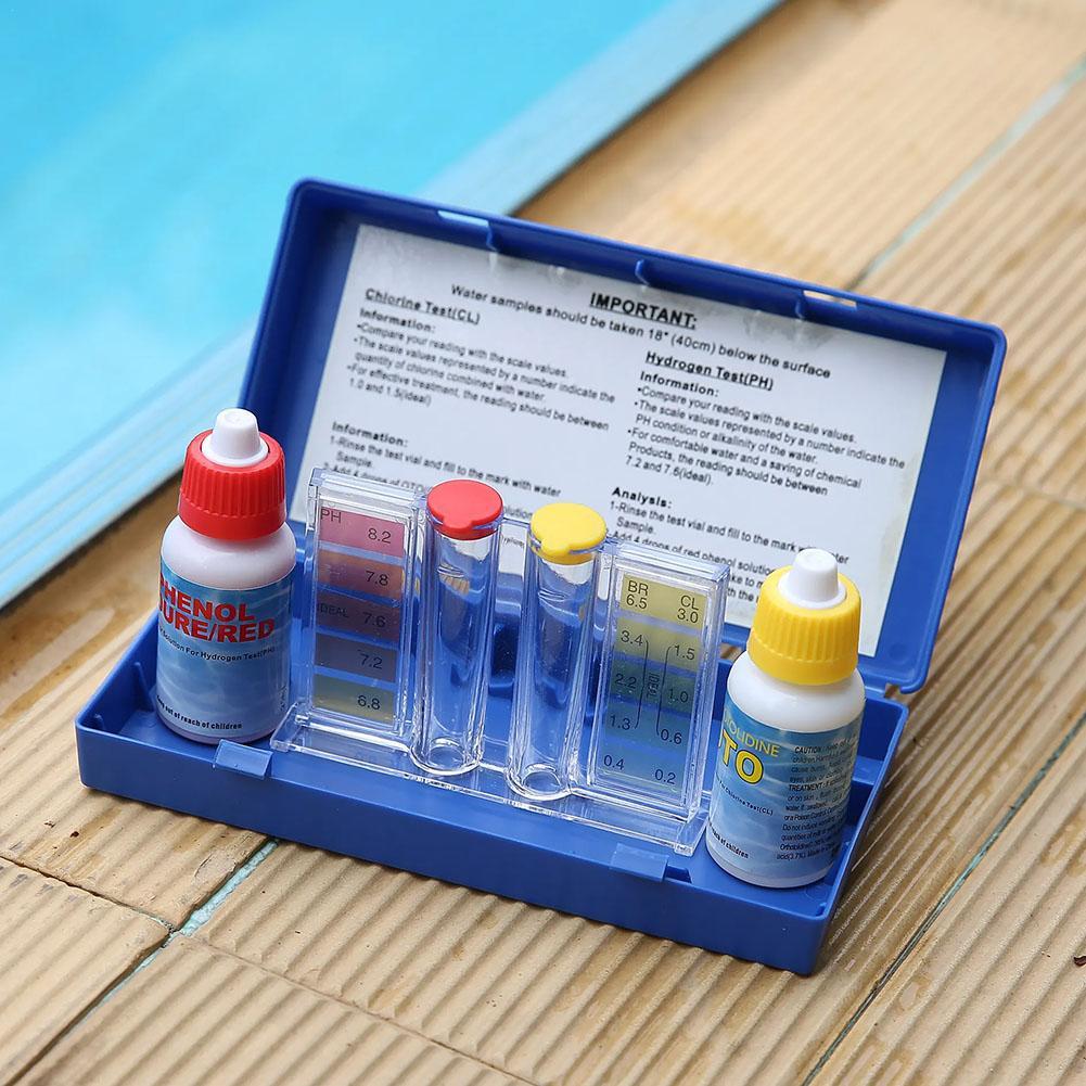 PH Chlorine Water Test Kit Tes - Marine Aquarium Water Testing reseña y precio