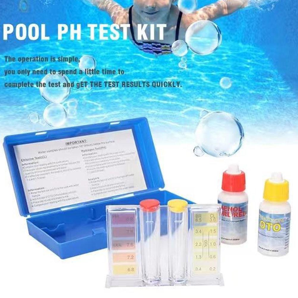 PH Chlorine Water Test Kit Tes - Marine Aquarium Water Testing reseña y precio