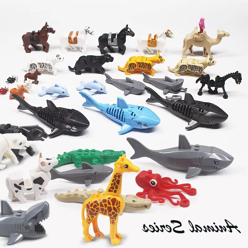 MOC 2025 New 1PCS Printed Zoo  - Marine Zoo reseña y precio