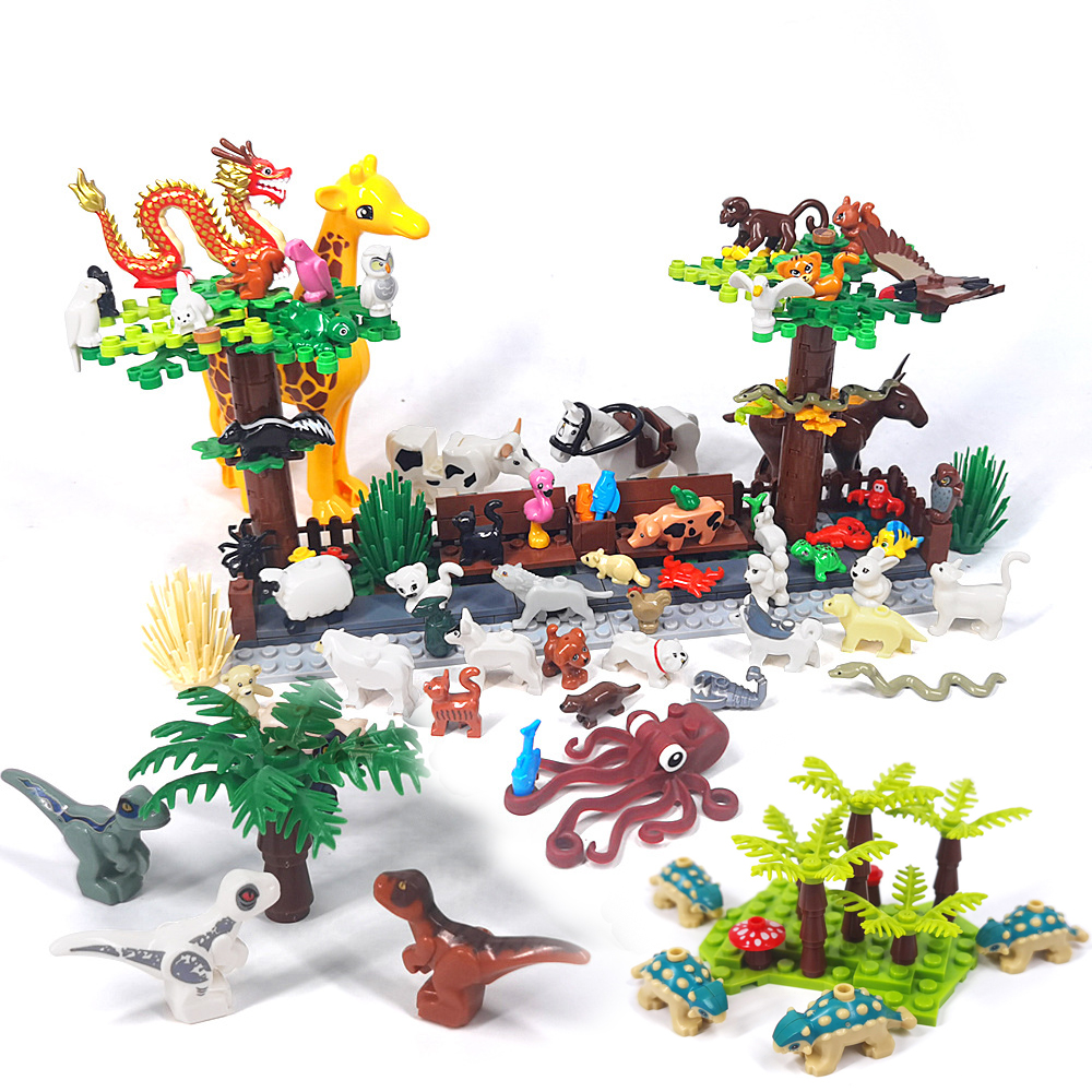 MOC 1PCS Printed Zoo Animals D - Marine Zoo reseña y precio