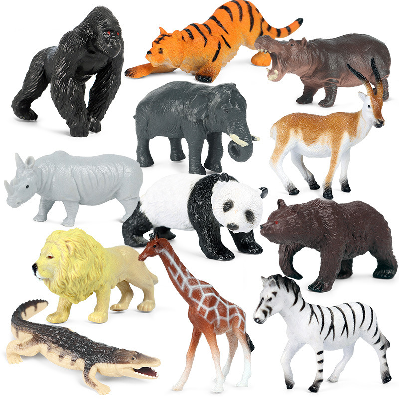 12Pcs Mini Wild Jungle Zoo Mar - Marine Zoo reseña y precio