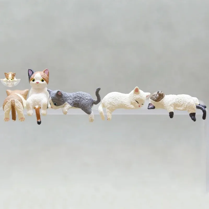 Cute Cartoon Cat Decor PVC Hom - Marine Aquarium Water reseña y precio