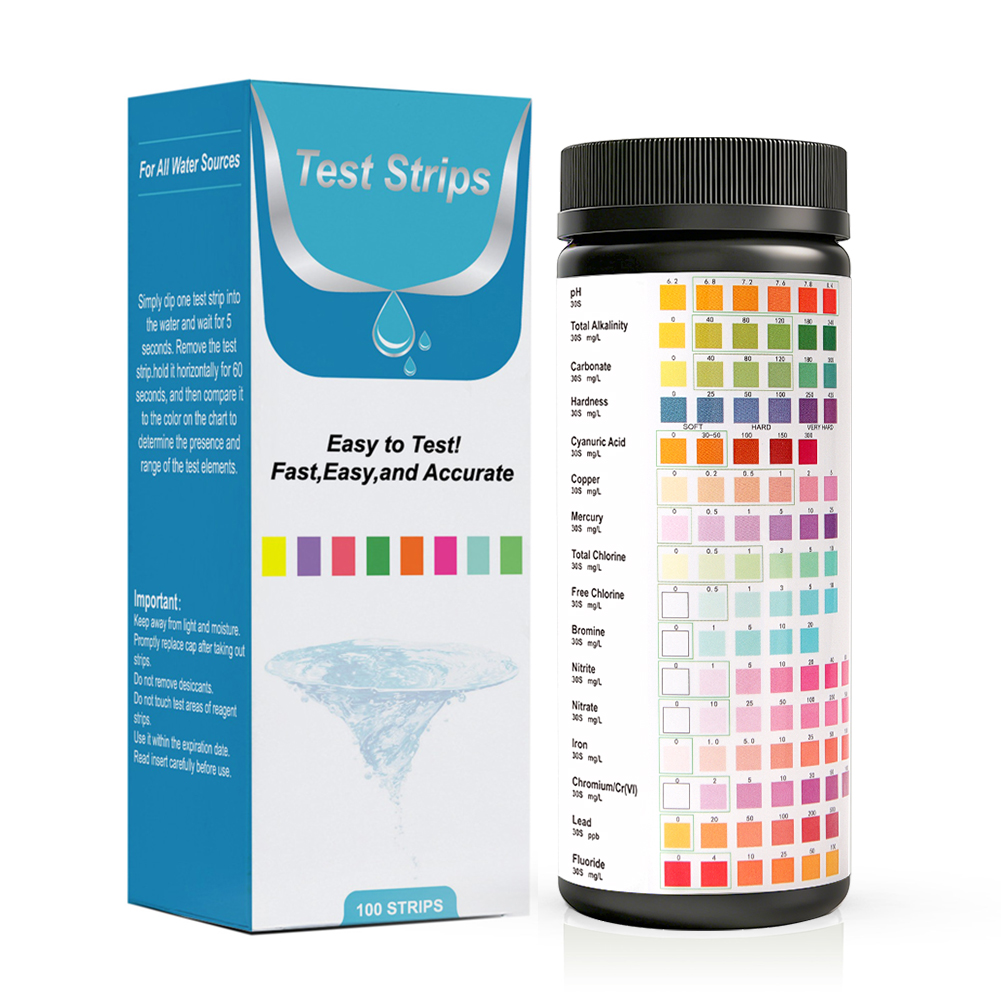 Yieryi 16 in 1 Water Test Stri - Marine Aquarium Water Testing reseña y precio