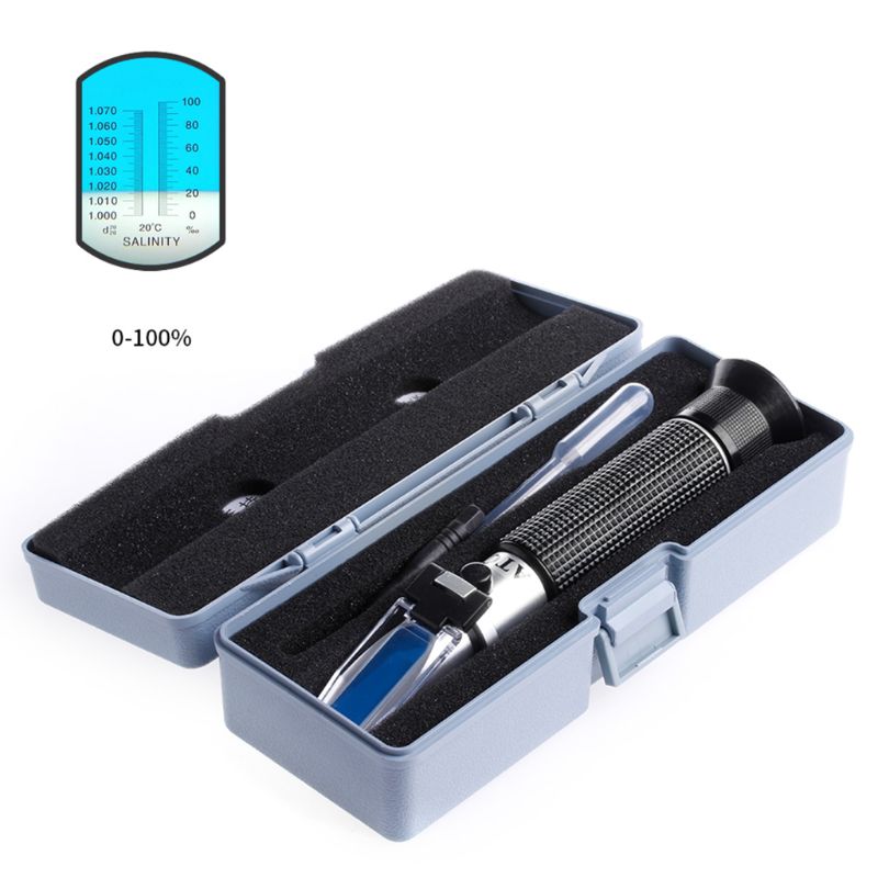 Salinity Refractometer Meter W - Marine Aquarium Water Testing reseña y precio