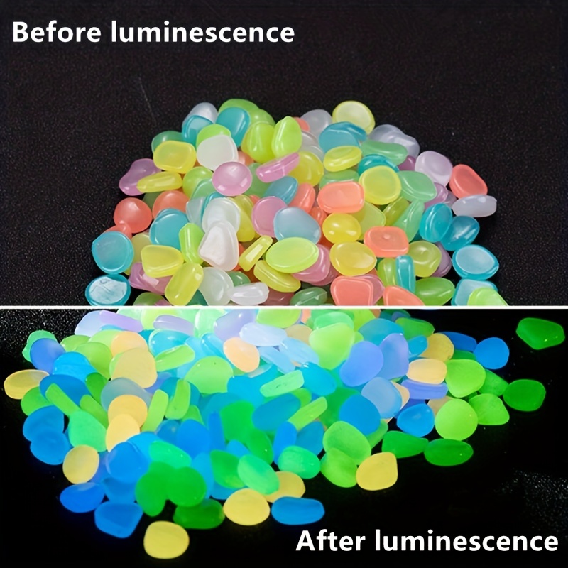 100-300pcs Glowing Garden Pebb - Aquarium Marine Stone reseña y precio