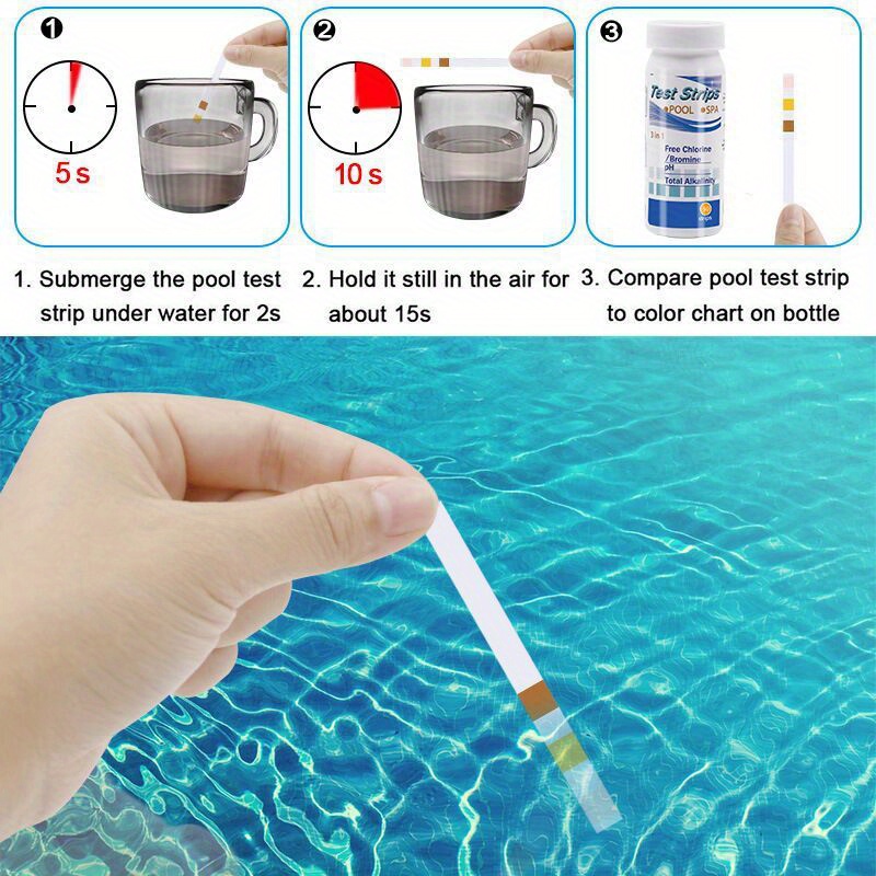 Chlorine PH Test Strips SPA Sw - Marine Aquarium Water Testing reseña y precio