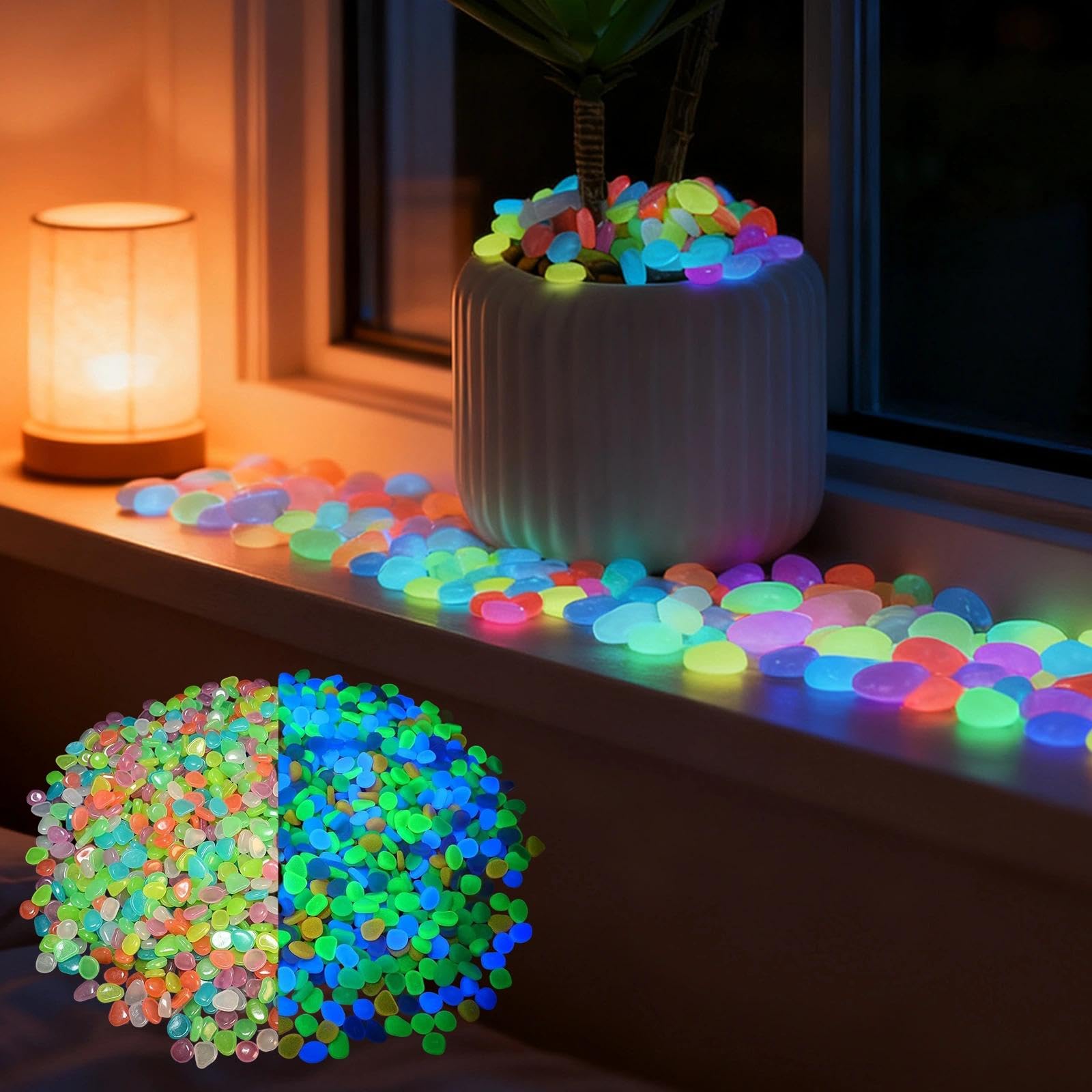 Potted Plants Glow In The Dark - Aquarium Marine Stone reseña y precio