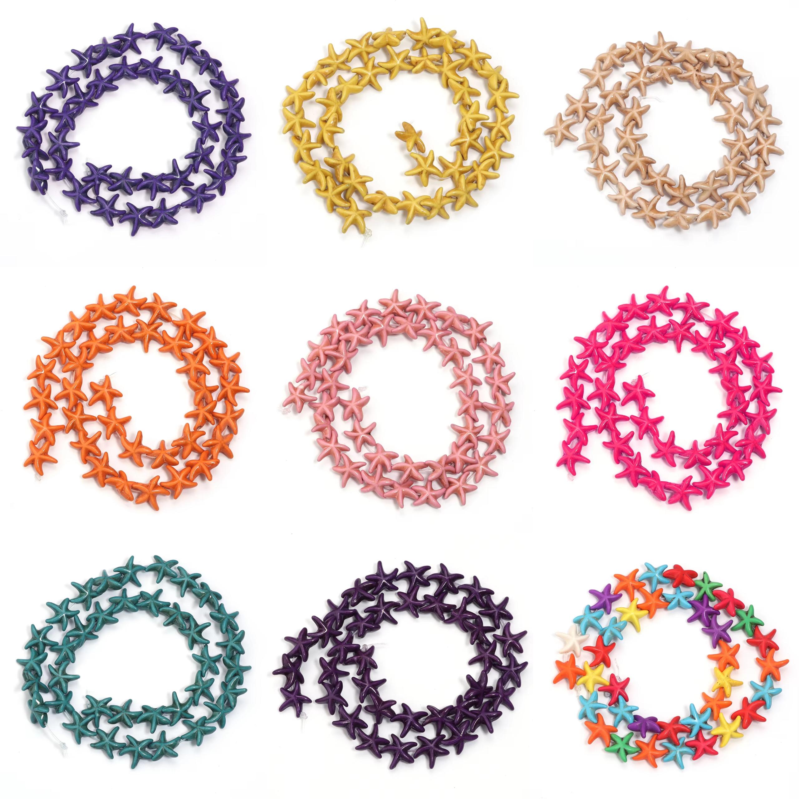 35pcs Colorful Starfish Beads  - Aquarium Marine Stone reseña y precio