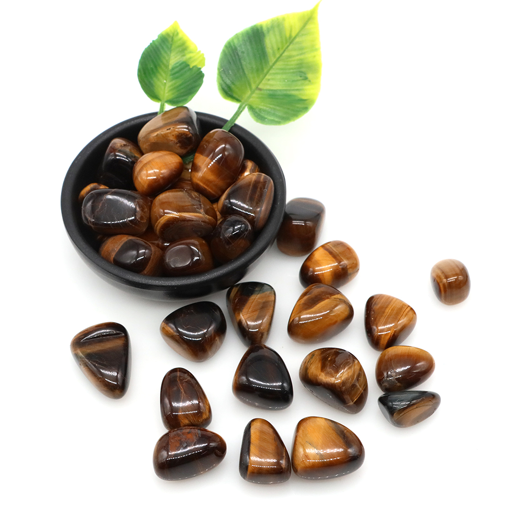 Natural Tiger Eye Tumbled Ston - Aquarium Marine Stone reseña y precio