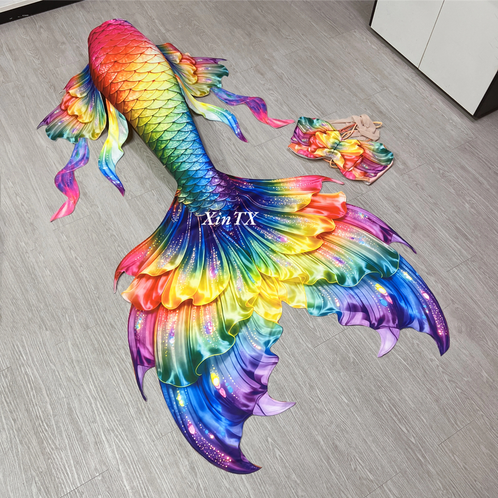 Mermaid tail rainbow-colored l - Aquarium & Marine Museum Ums reseña y precio