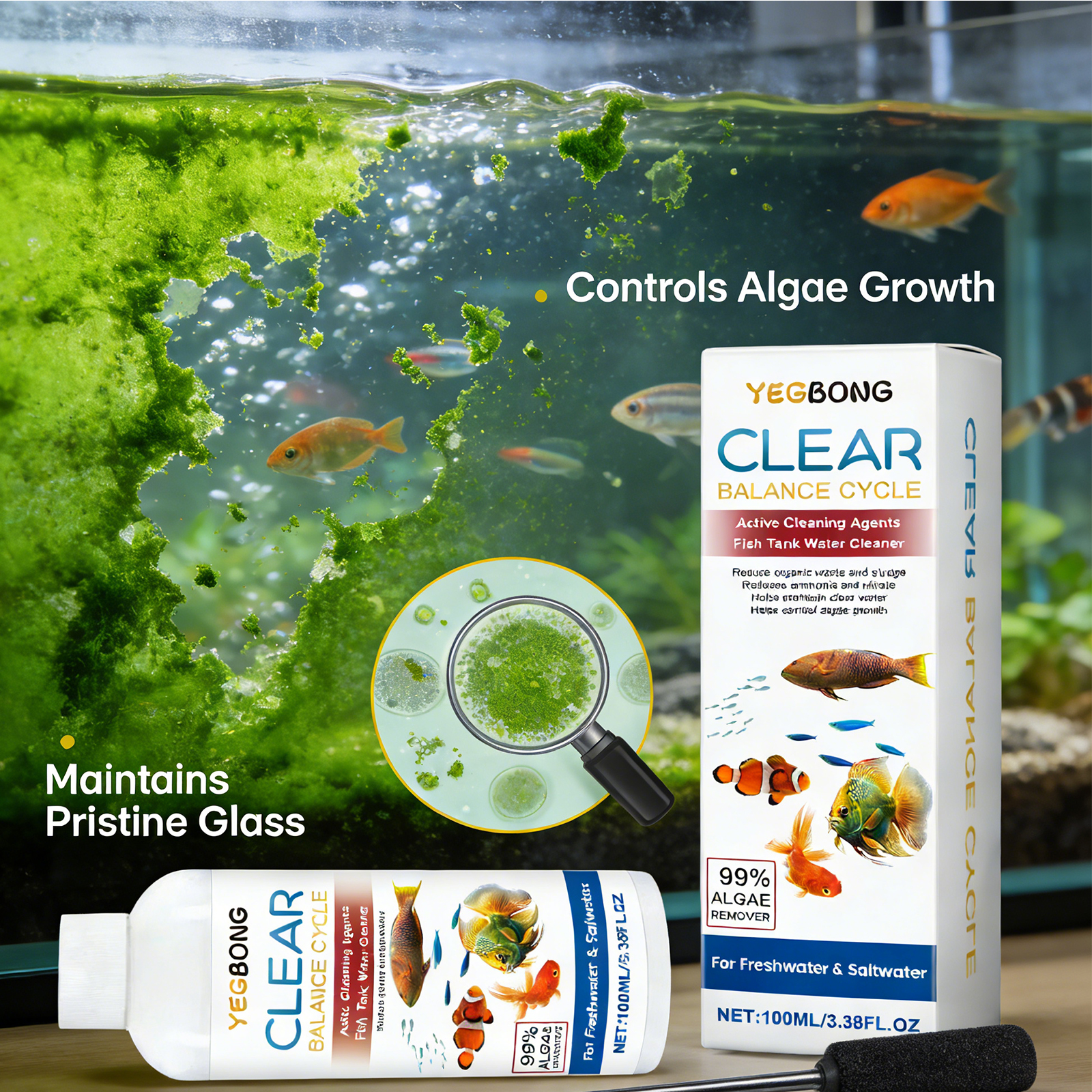 Fish Tank Water Clarifying Ag - Calcium Reactor Media reseña y precio