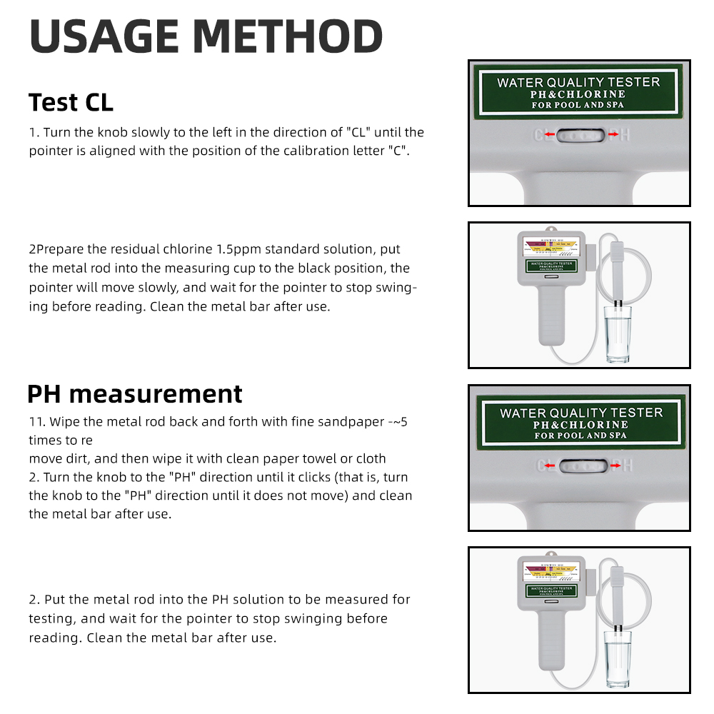 2 in 1 PH Chlorine Meter Teste - Marine Aquarium Water Testing reseña y precio