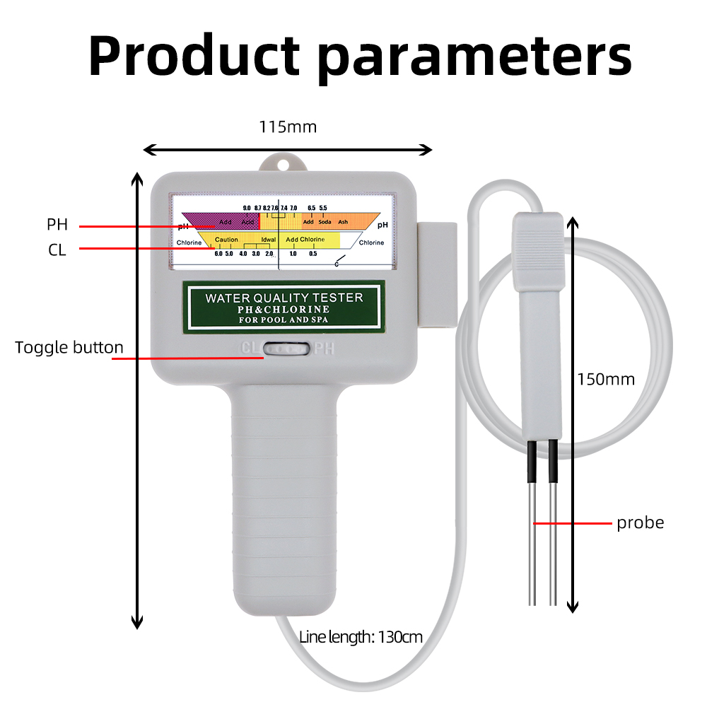 2 in 1 PH Chlorine Meter Teste - Marine Aquarium Water Testing reseña y precio