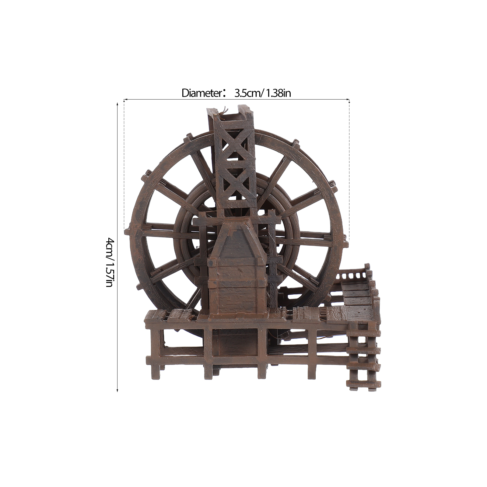 Miniature Water Wheel Ornament - Marine Aquarium Water reseña y precio
