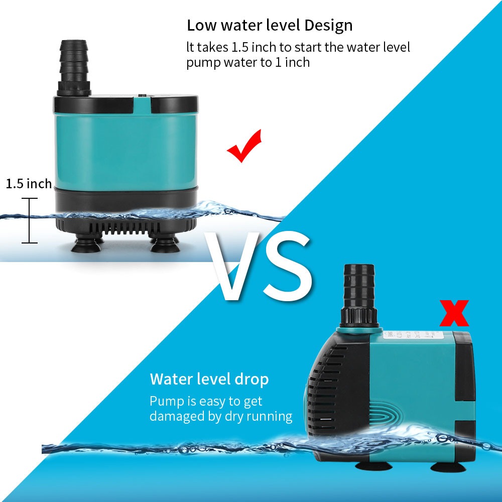 Ultra-quiet Submersible Circul - Marine Aquarium Water reseña y precio