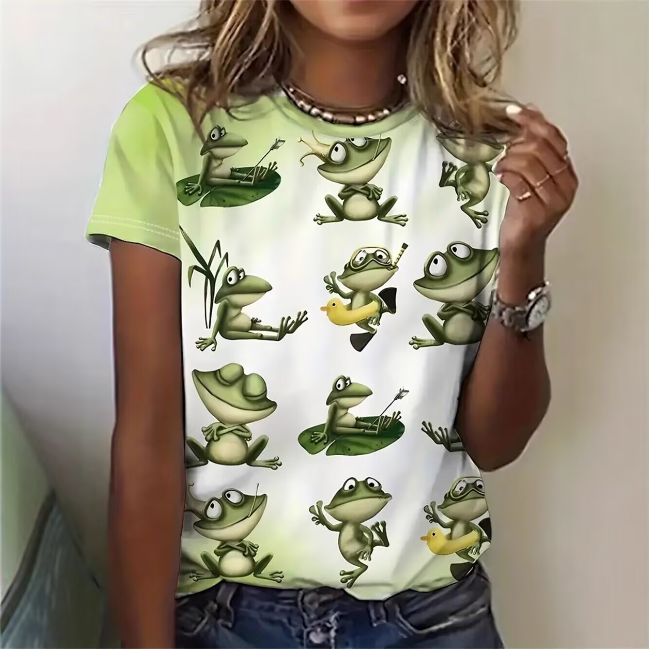 Summer Women's Cute Animal T-s - Marine Zoo reseña y precio