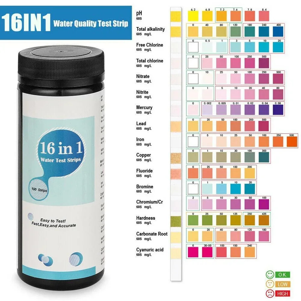 16 In 1 Drinking Water Test Ki - Marine Aquarium Water Testing reseña y precio