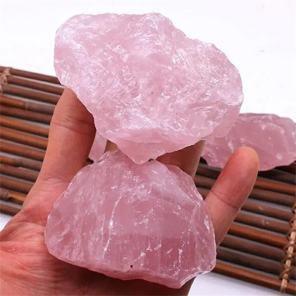 Pure Natural Pink Rose Quartz  - Aquarium Marine Stone reseña y precio