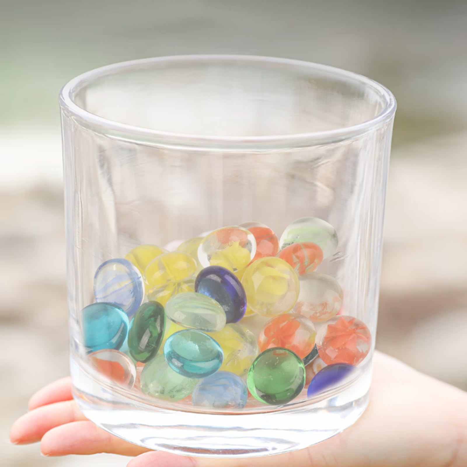 880g (200pcs) Colored Glass Pe - Aquarium Marine Stone reseña y precio