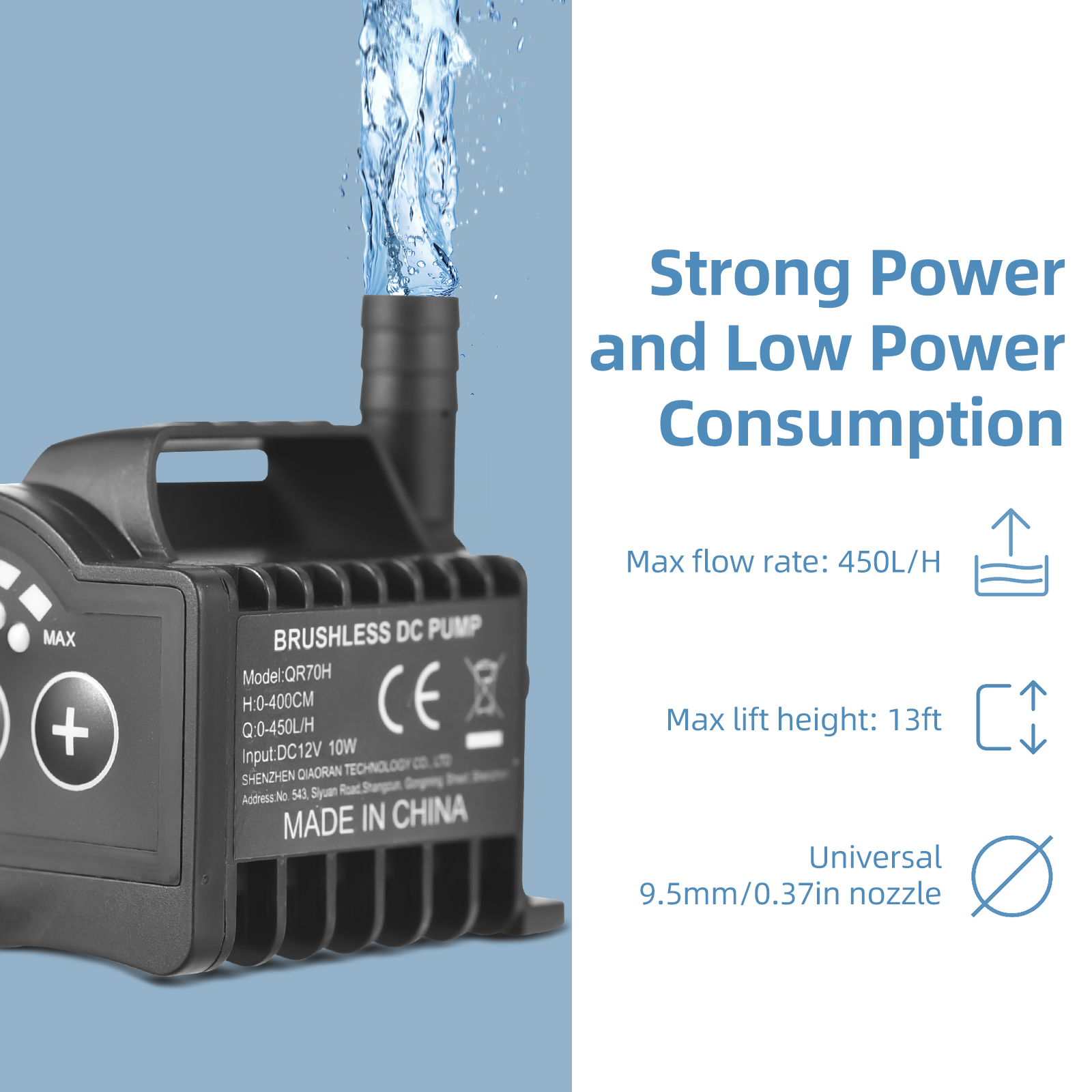Submersible 12V Water Pump 8 L - Marine Aquarium Water reseña y precio