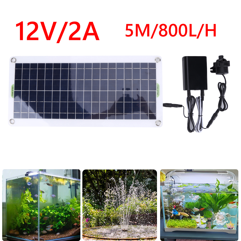 18V 30W Fountain Panel Pump Ga - Marine Aquarium Water reseña y precio