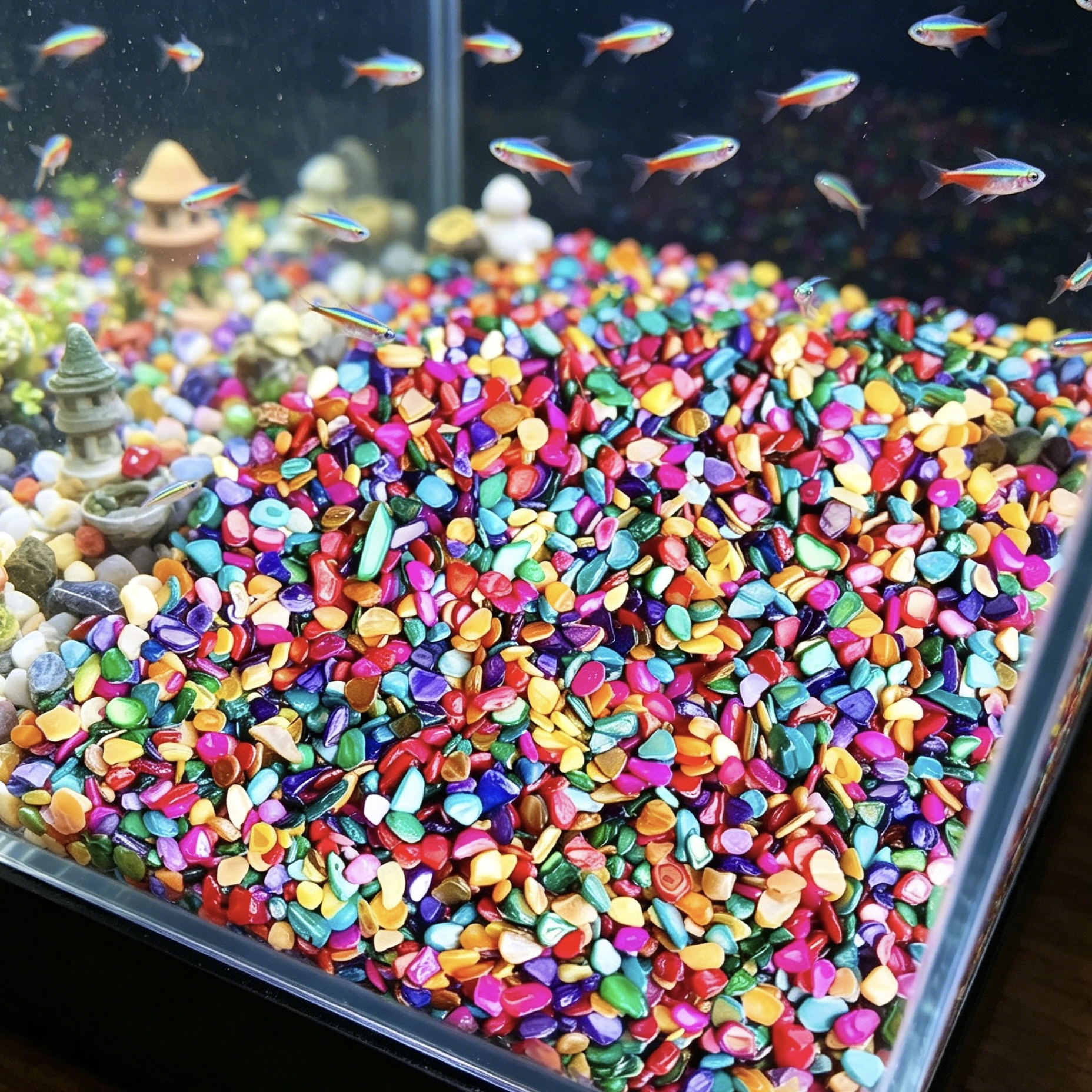 1bag Natural Gravel Stones For - Aquarium Marine Stone reseña y precio