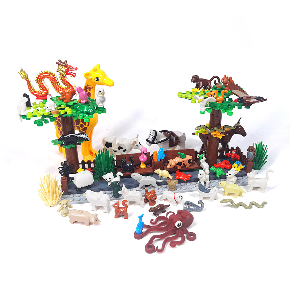 MOC 1PCS Printed Zoo Animals C - Marine Zoo reseña y precio