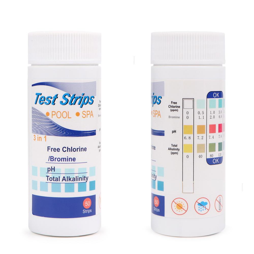 50pcs/set Chlorine PH Test Str - Marine Aquarium Water Testing reseña y precio