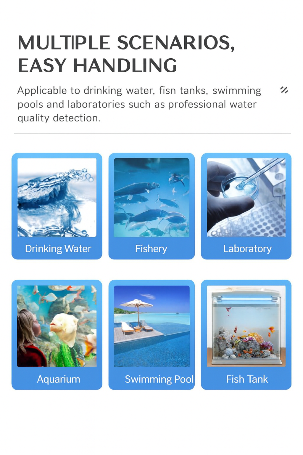 50pcs/set Chlorine PH Test Str - Marine Aquarium Water Testing reseña y precio