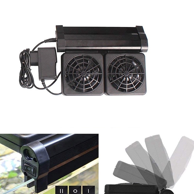 1/2/3/4 Aquarium Fans Chillers - Marine Aquarium Water reseña y precio